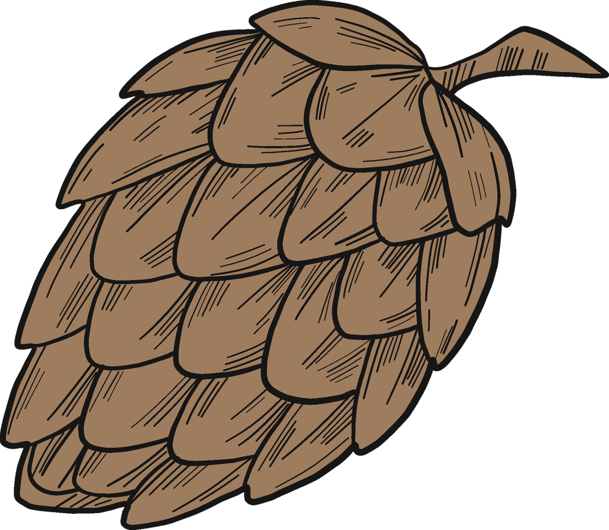 Шишка мультяшная