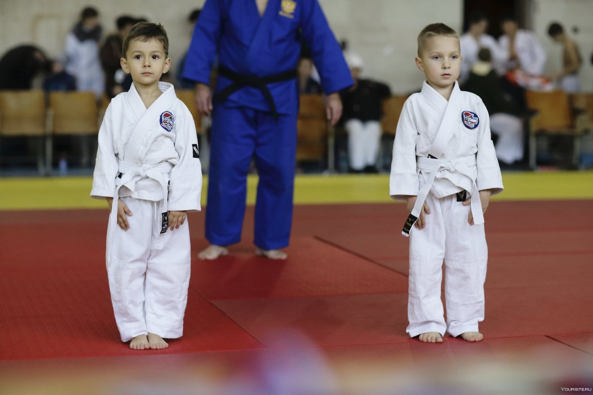 Маленькие дзюдоисты
