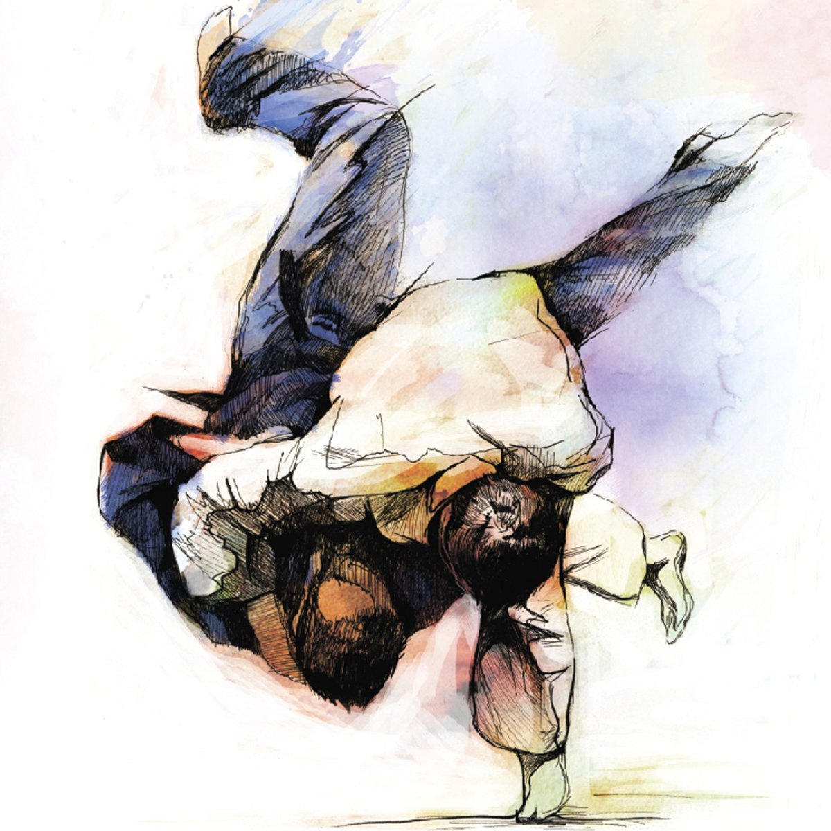 Дзюдо живопись