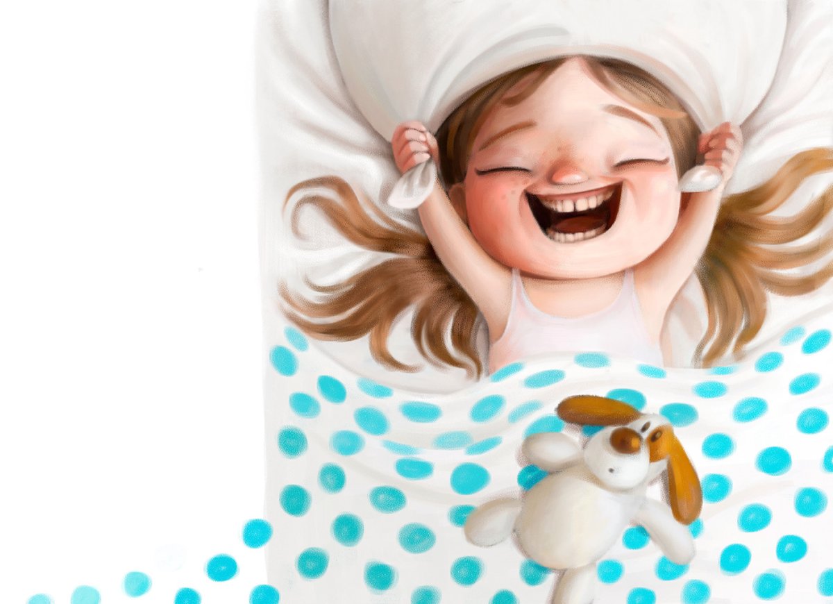 Котенок под одеялом