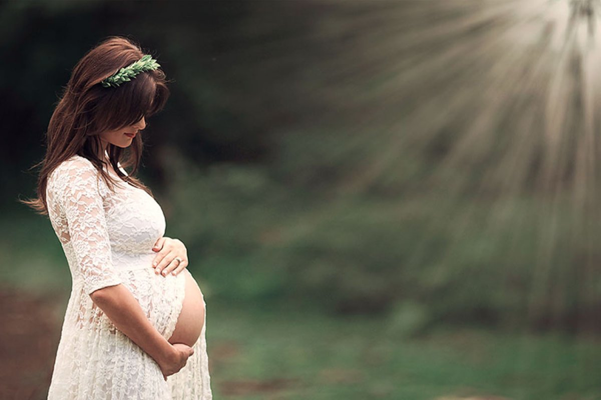 Красивая беременная