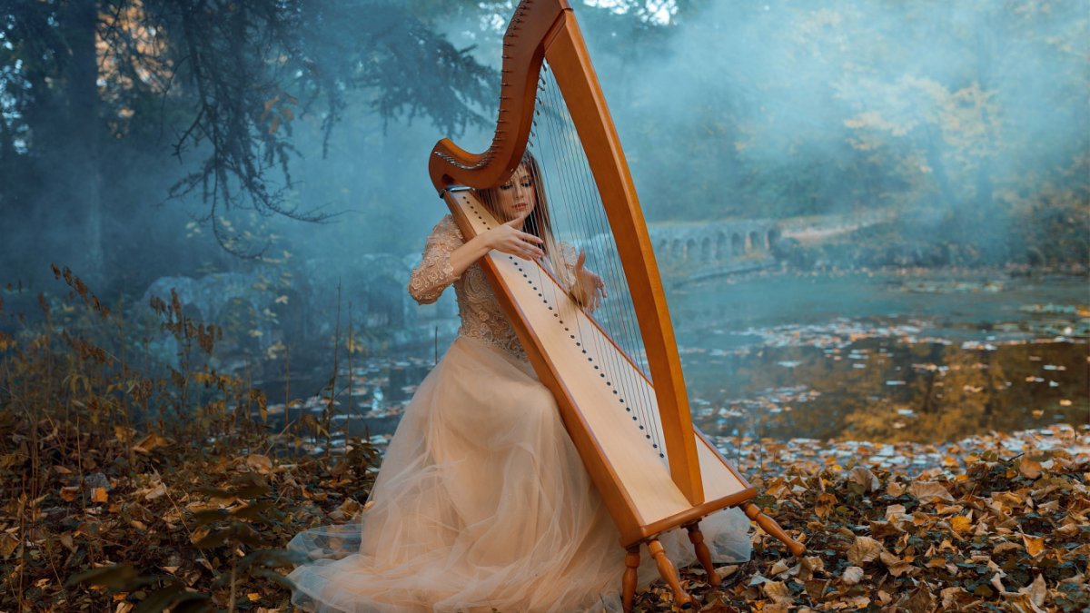Арфа музыкальный инструмент