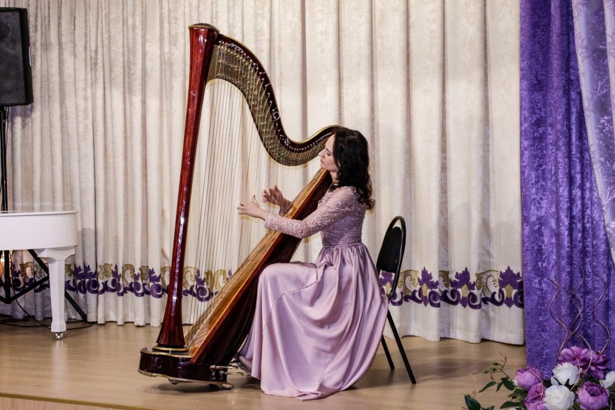 Музыкальный инструмент арфа Salvi