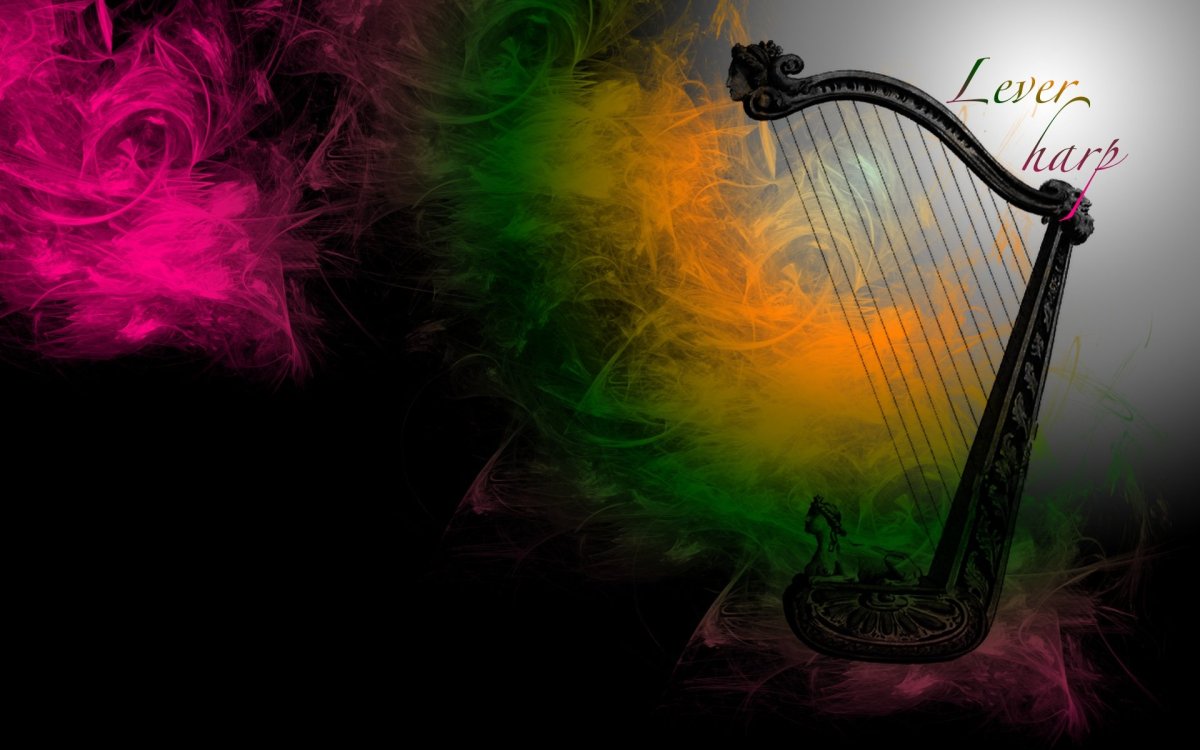 Красивая арфа