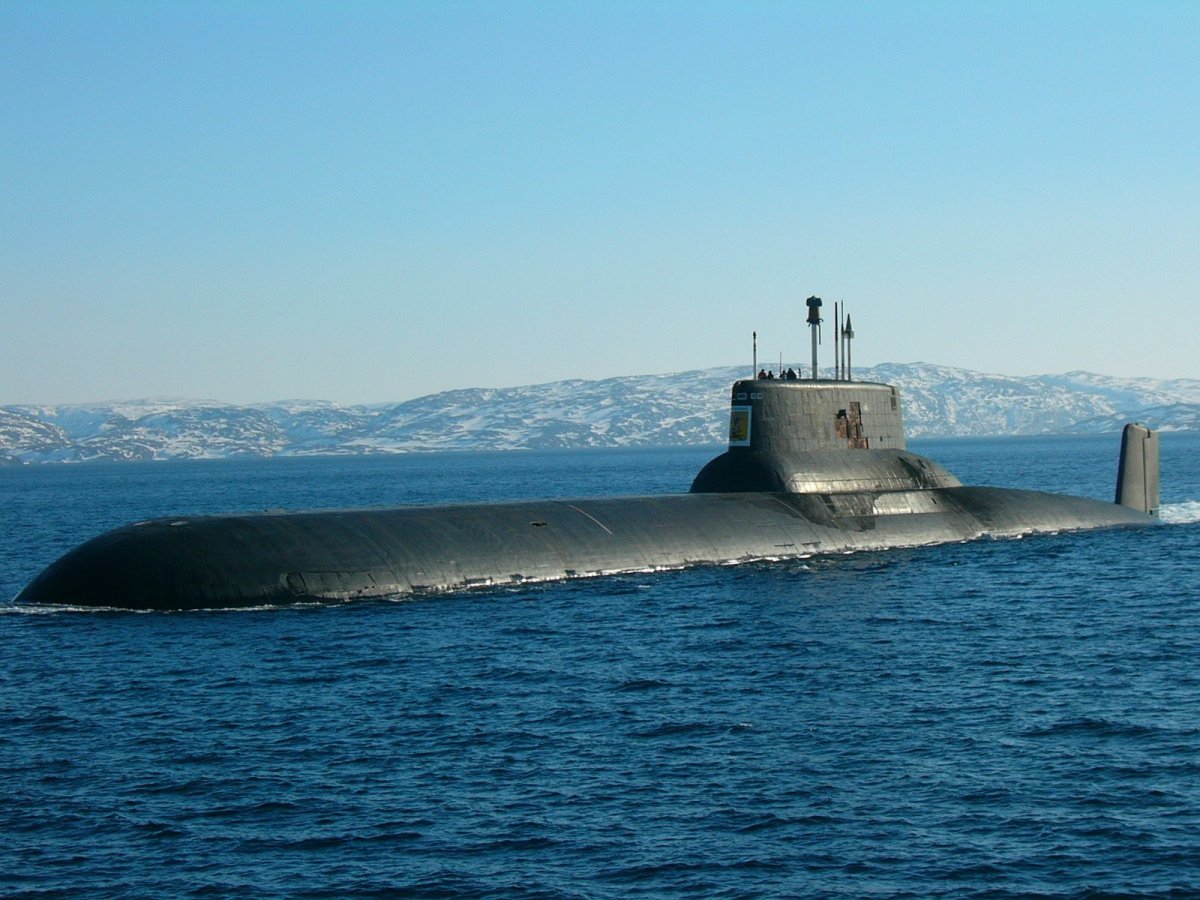 Подводная лодка акула проект 667