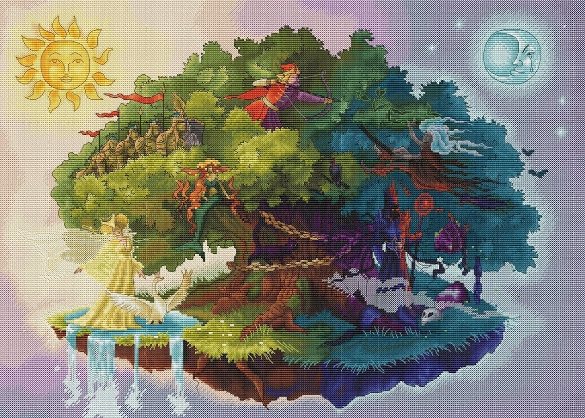 Дуб с золотой цепью Иван Царевич