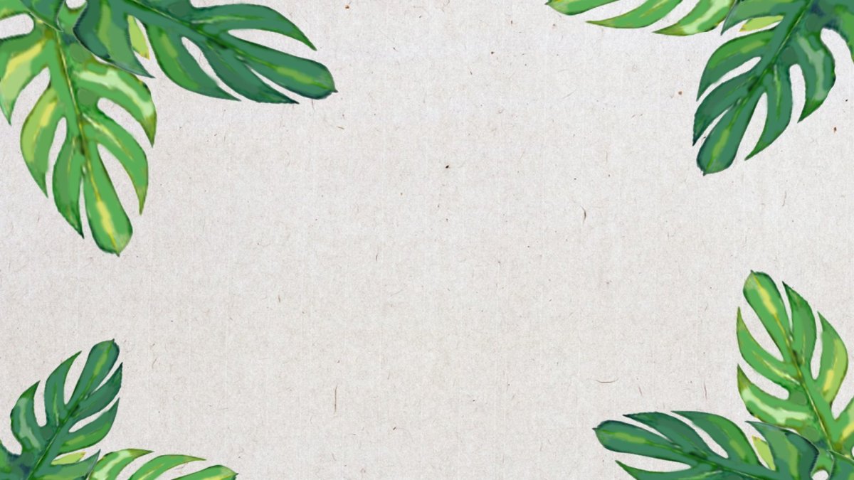 Тропические листья