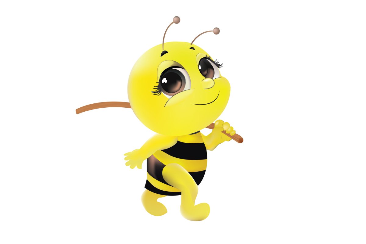 Пчелка с ведром
