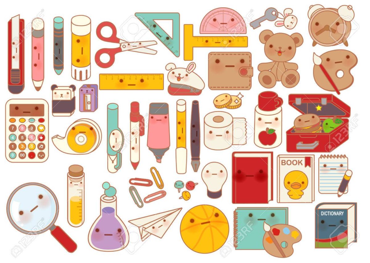 Наклейки предметы