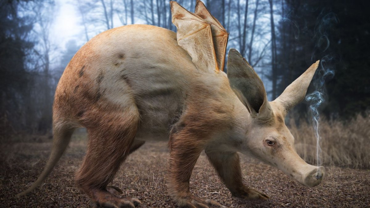 Трубкозуб и муравьед