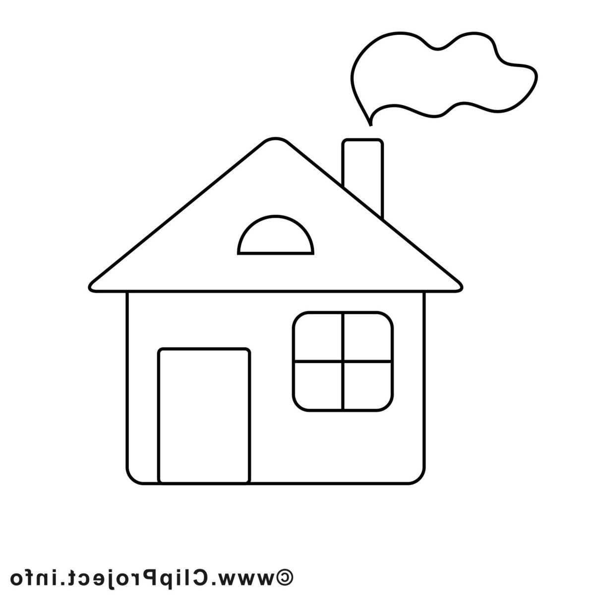 Домик рисунок