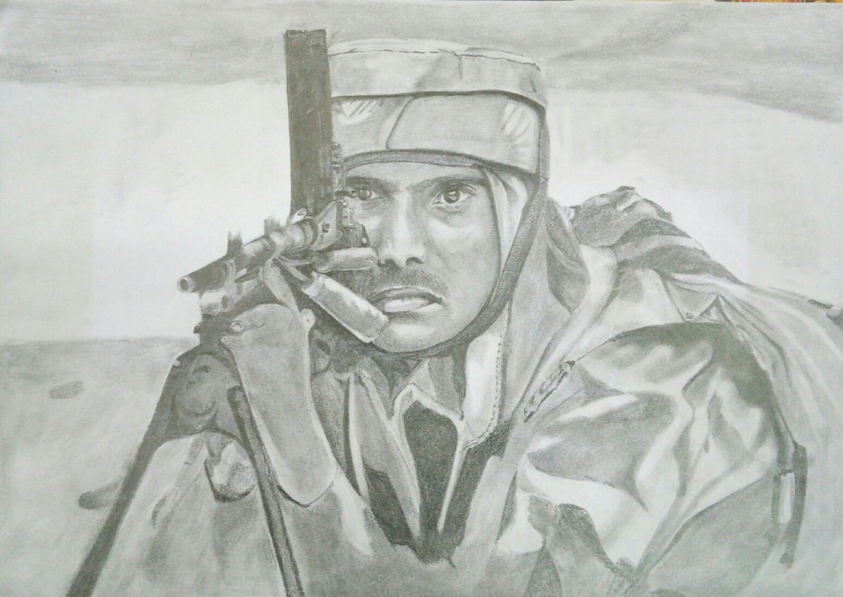 Сталинградская битва рисунок карандашом