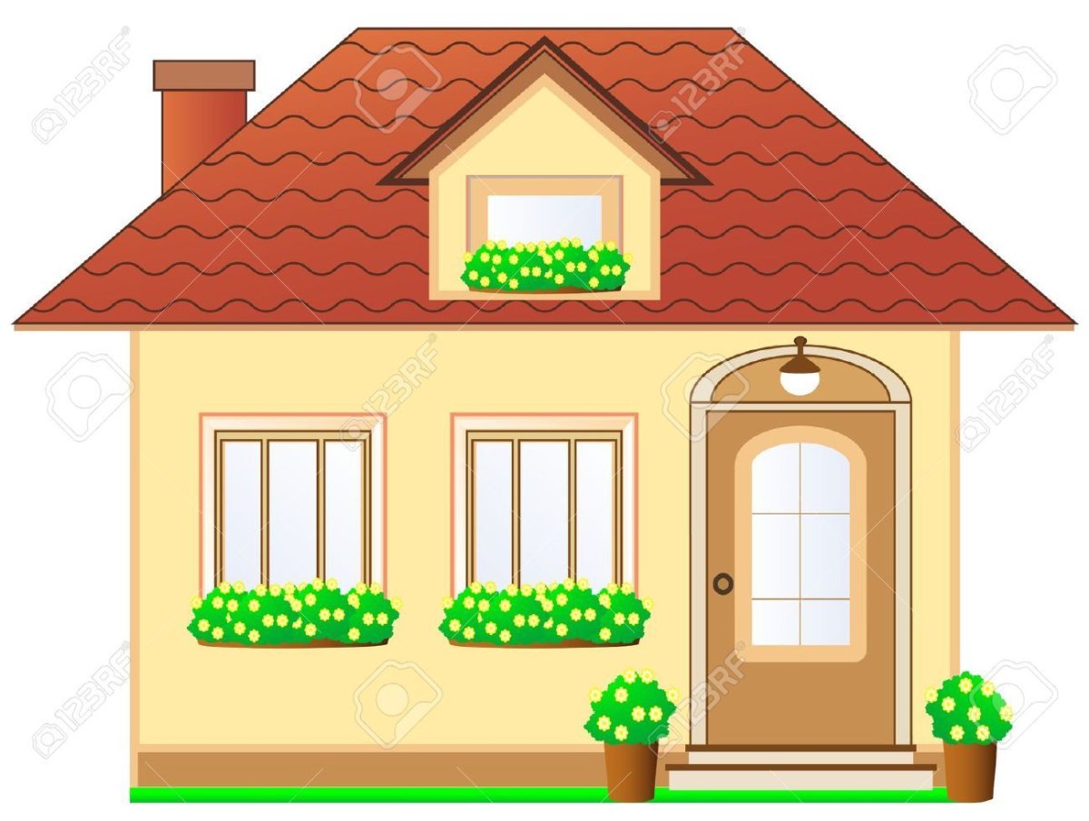 Вытынанка домик