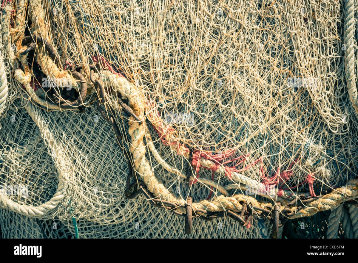 Древняя рыболовная сеть