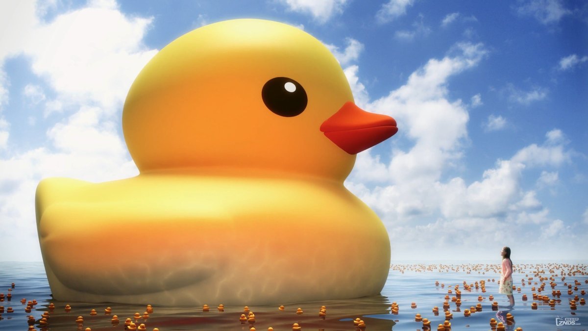 Обои с уточками