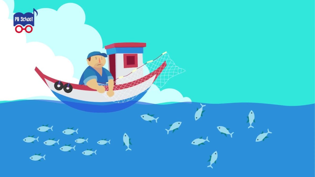 Сеть мультяшный Рыбацкая