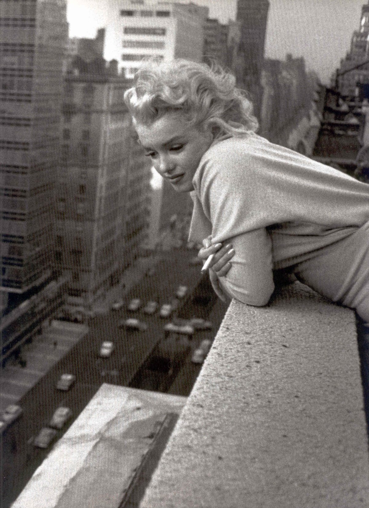 Мерлин Монро на улице