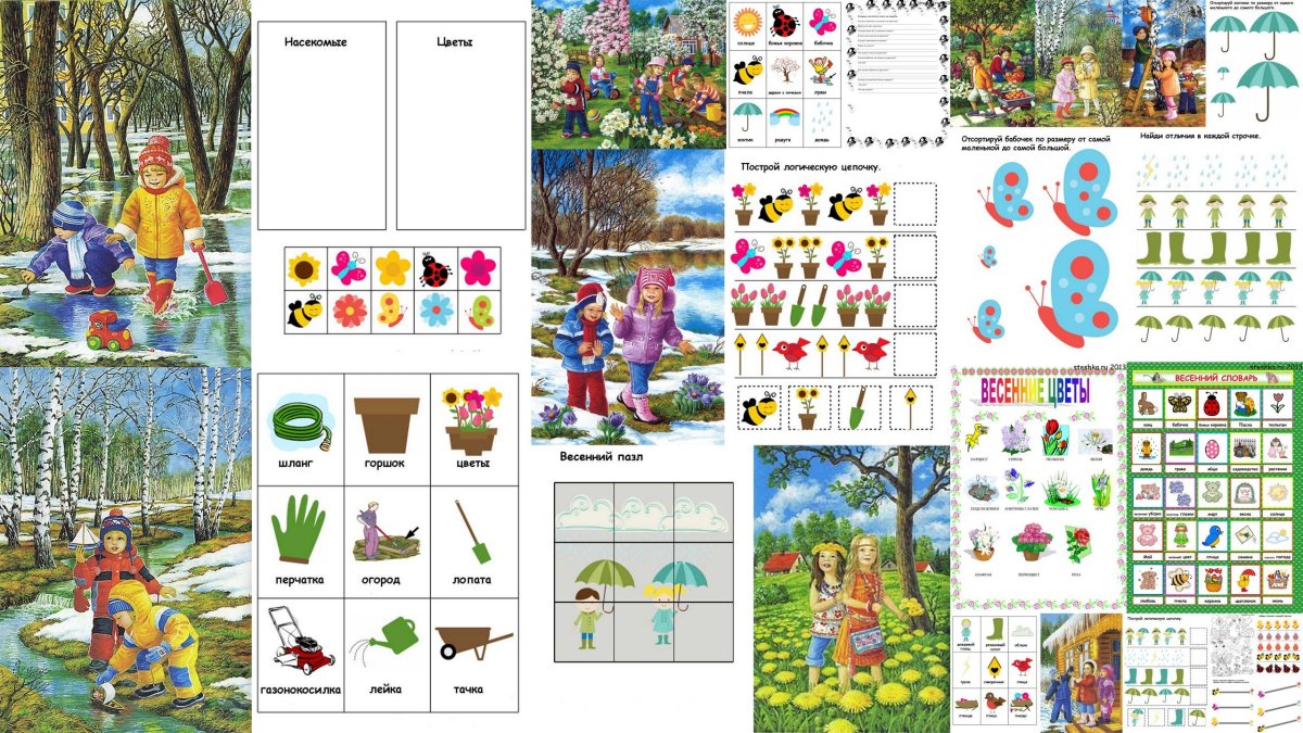 Тематическое занятие Весна