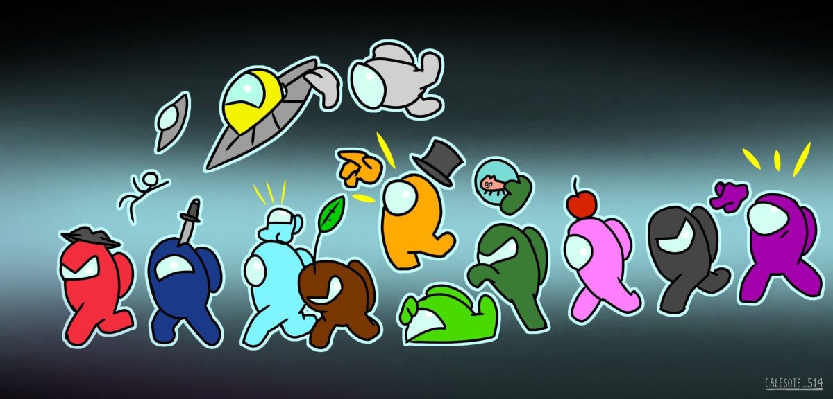 Фан арты амонг АС