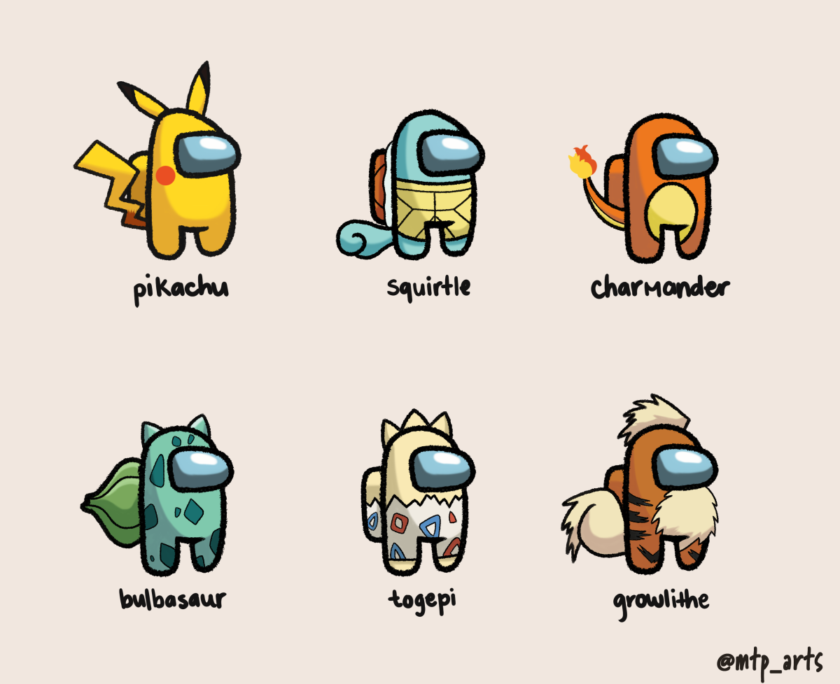 Амонг АС покемоны