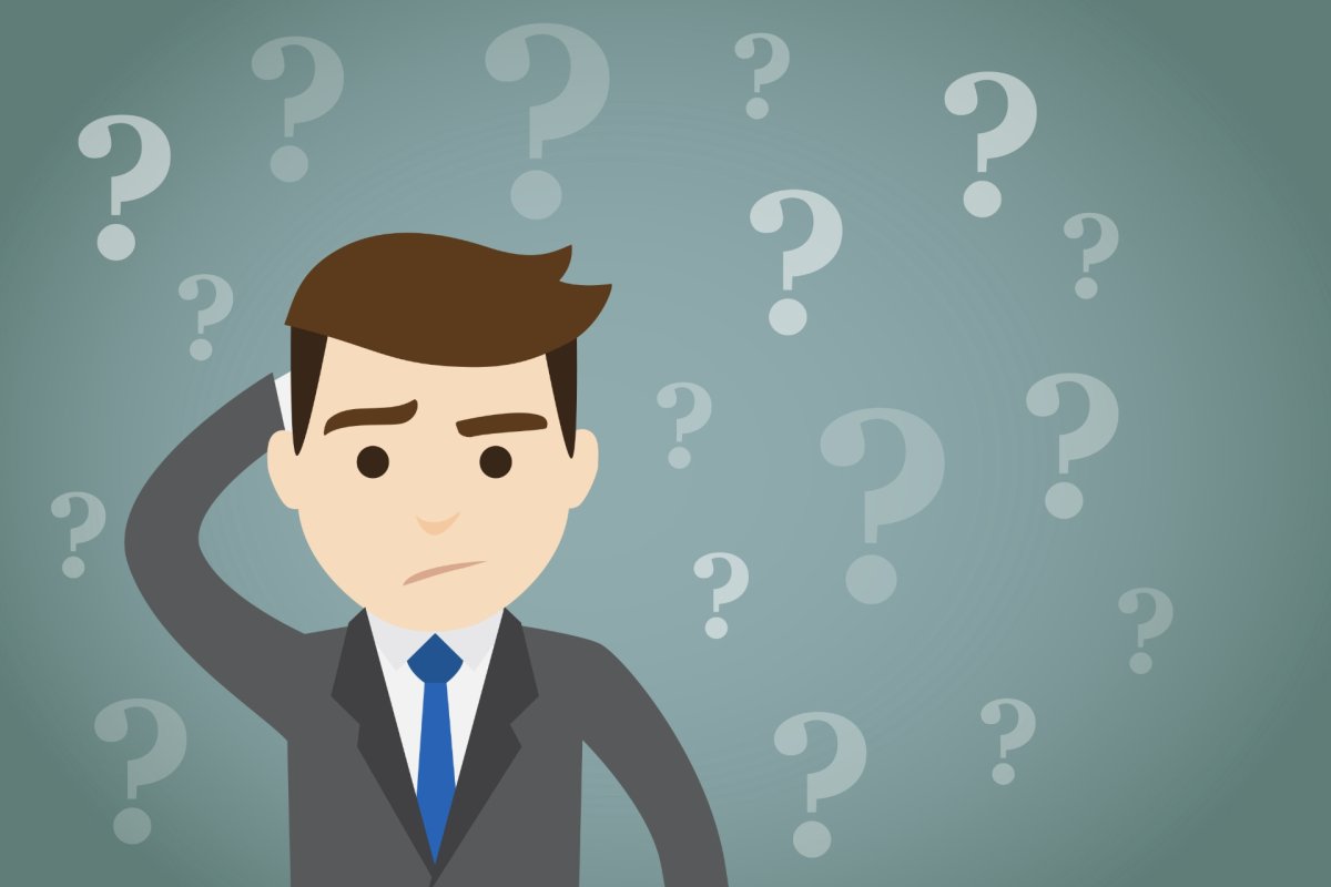 Человек думает иллюстрация