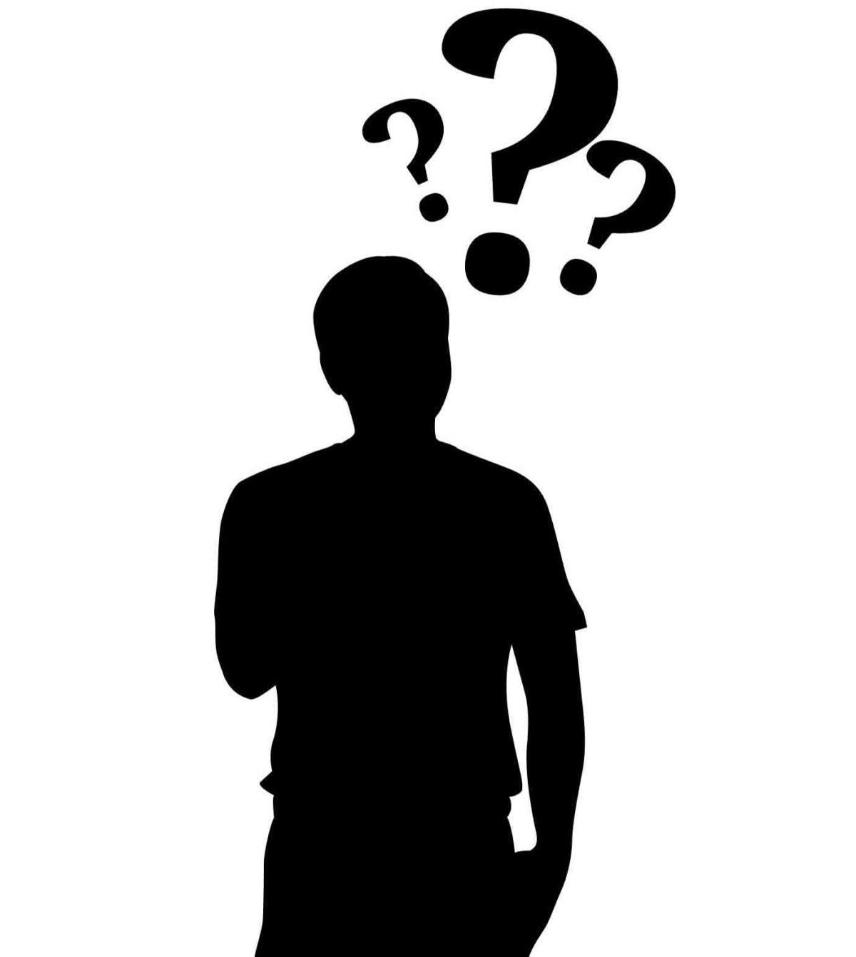 Белый человечек думает