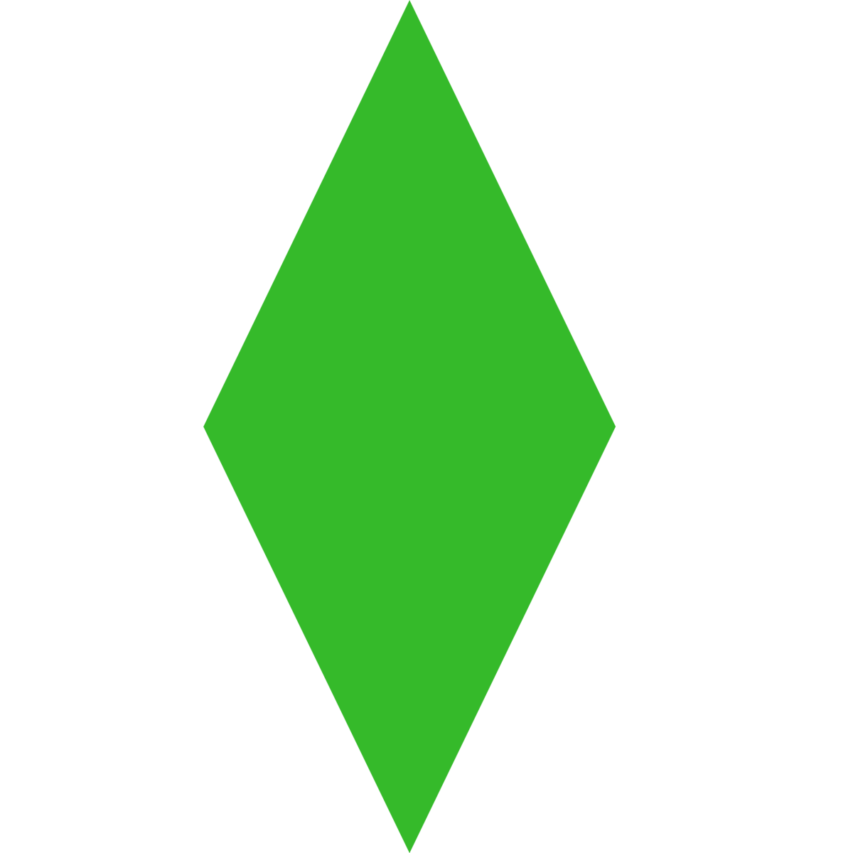 Треугольные предметы на белом фоне