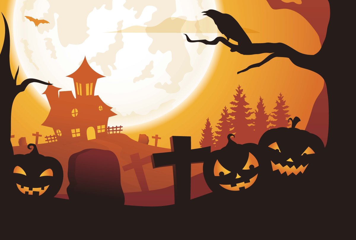 Фон Хэллоуин вертикальный