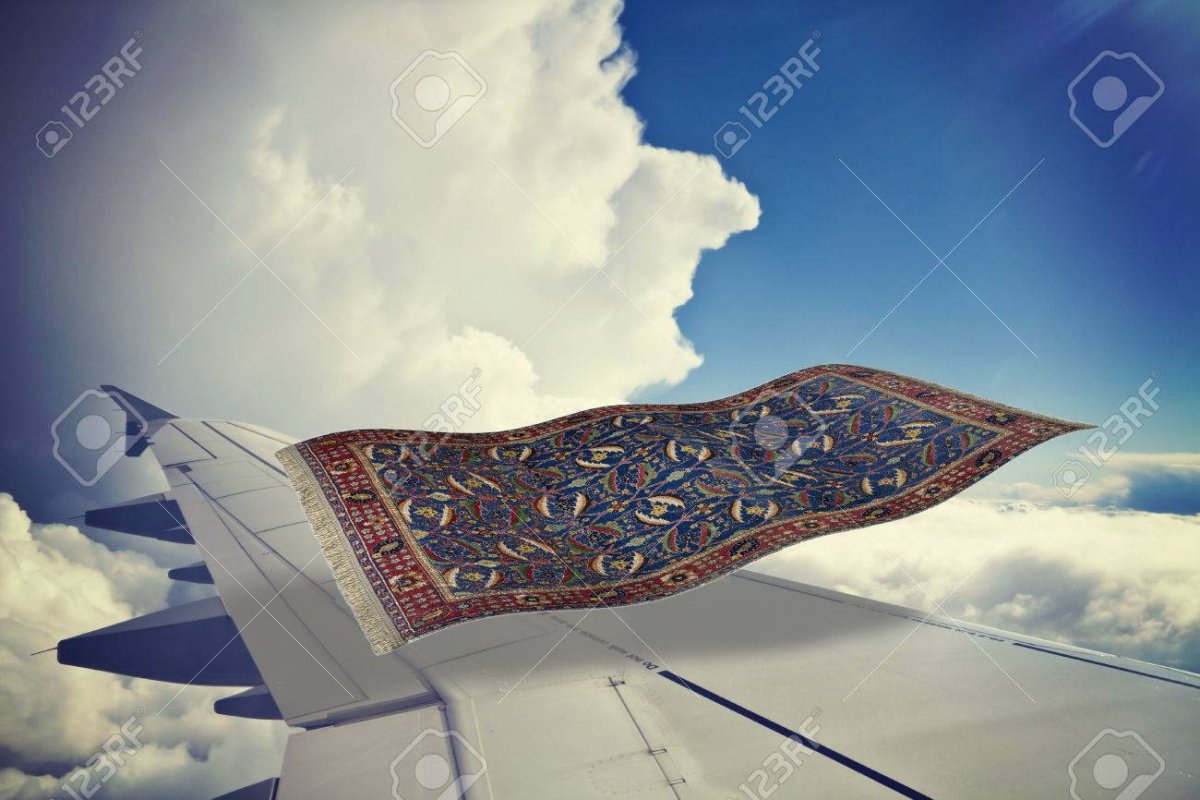 Ковер самолет в небе