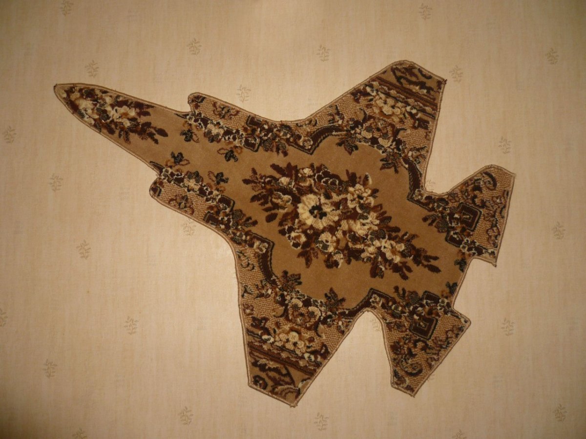 Ковер самолет вектор