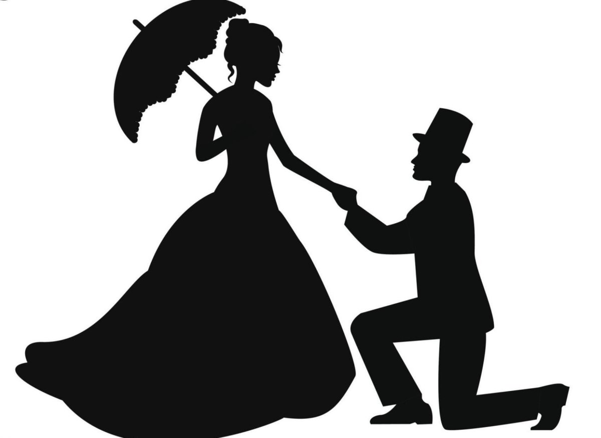 Элегантность манер и этикета рисунок