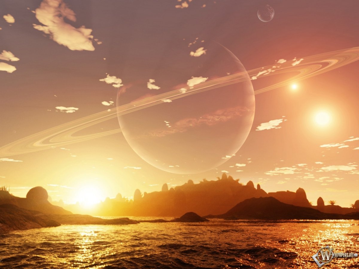 Закат на другой планете