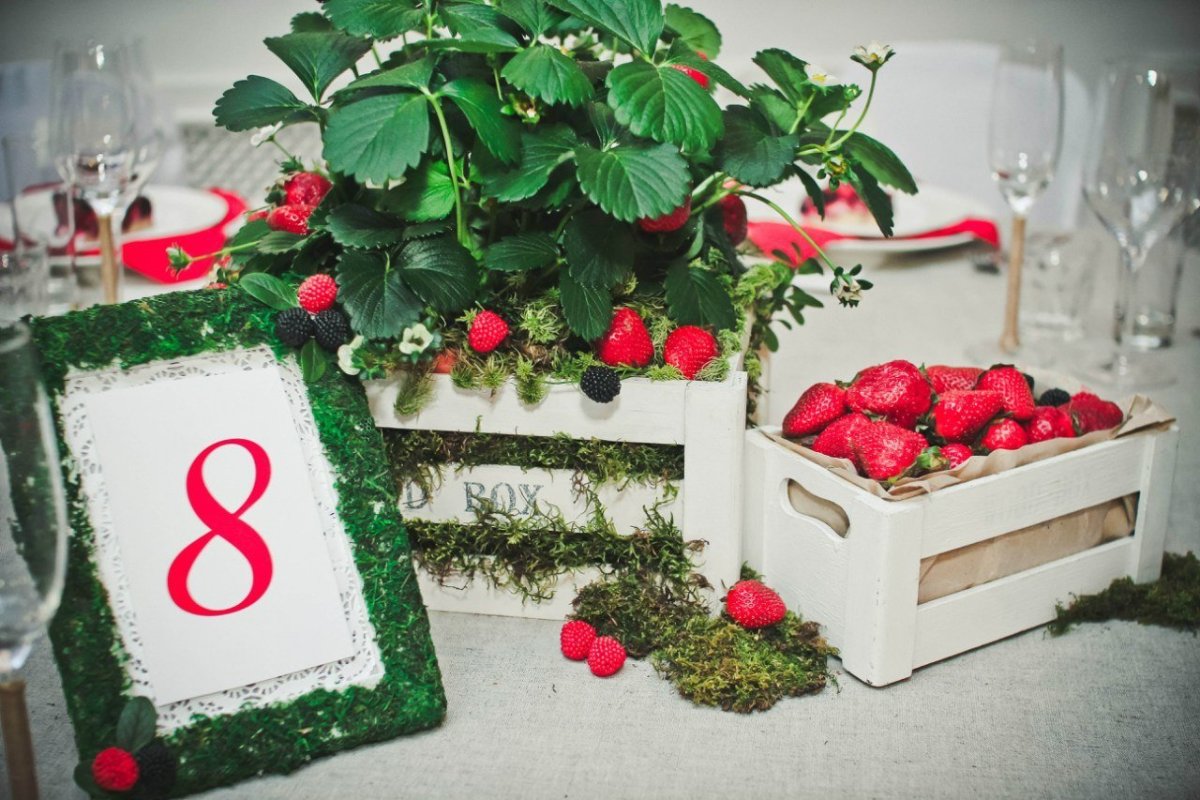 Клубничная свадьба