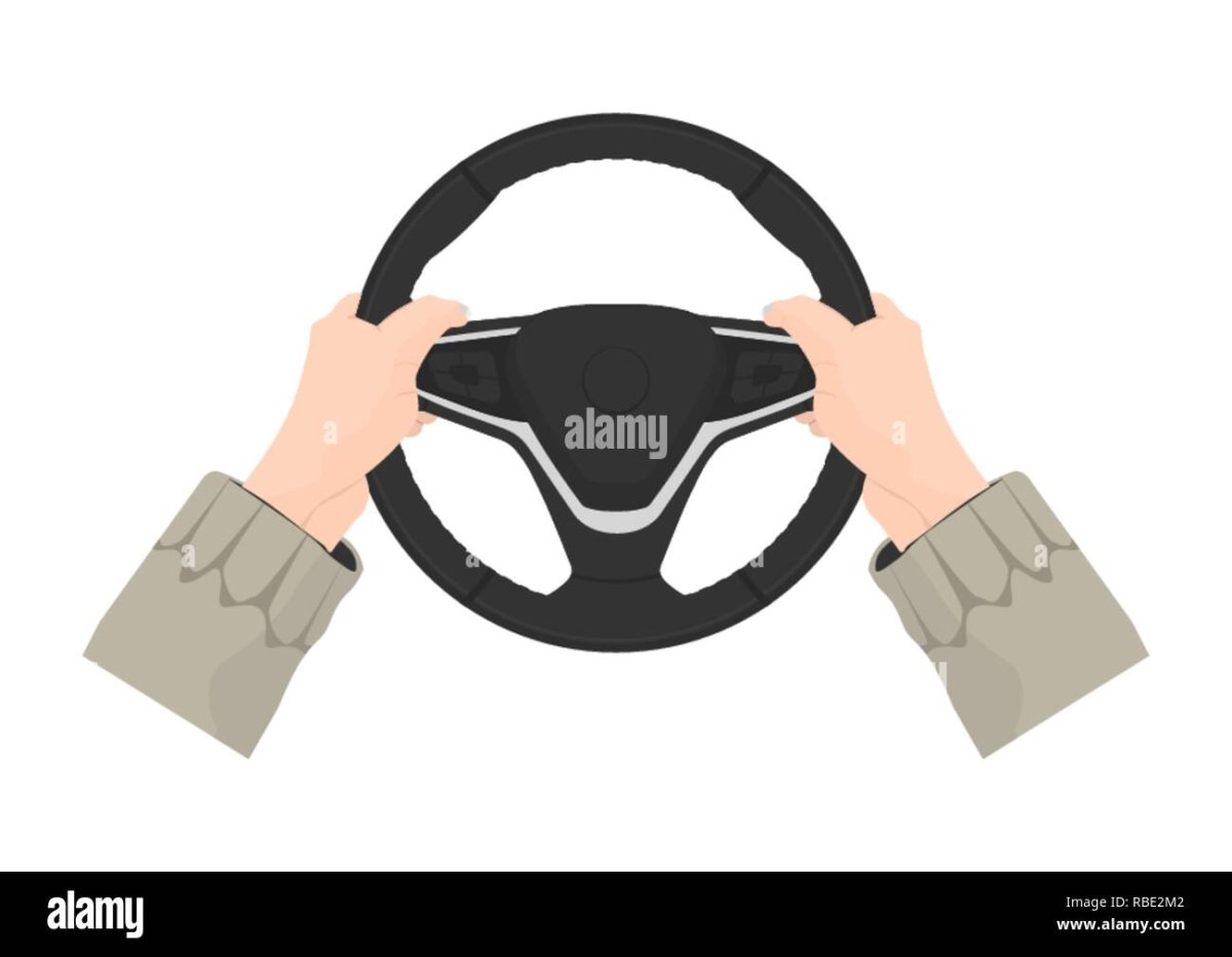 Руки на руле вектор