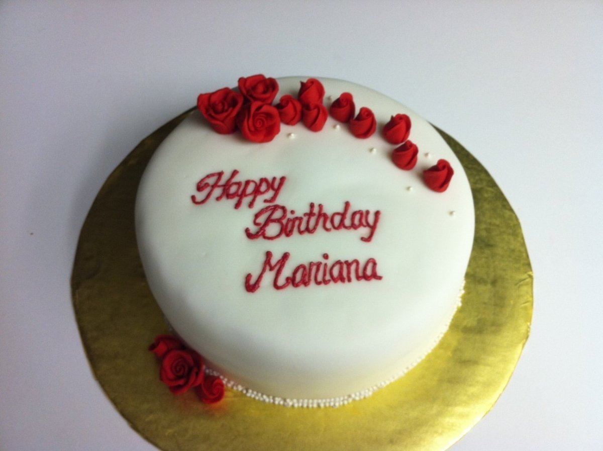 С днём рождения Акварельная открытка