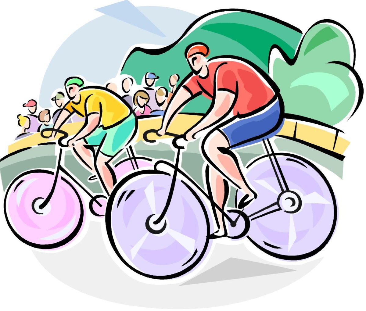 Велосипедисты мультяшные