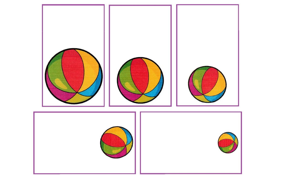 Большой, средний, маленький