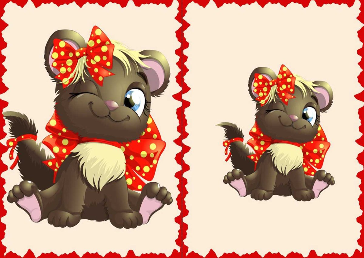 Карточки "большой-маленький"