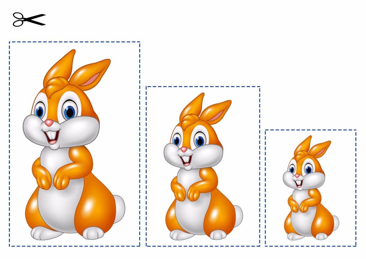 Большой, средний, маленький