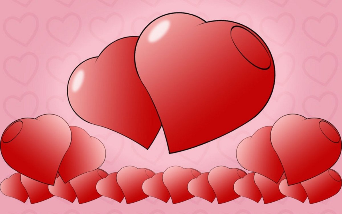 Красивое сердце