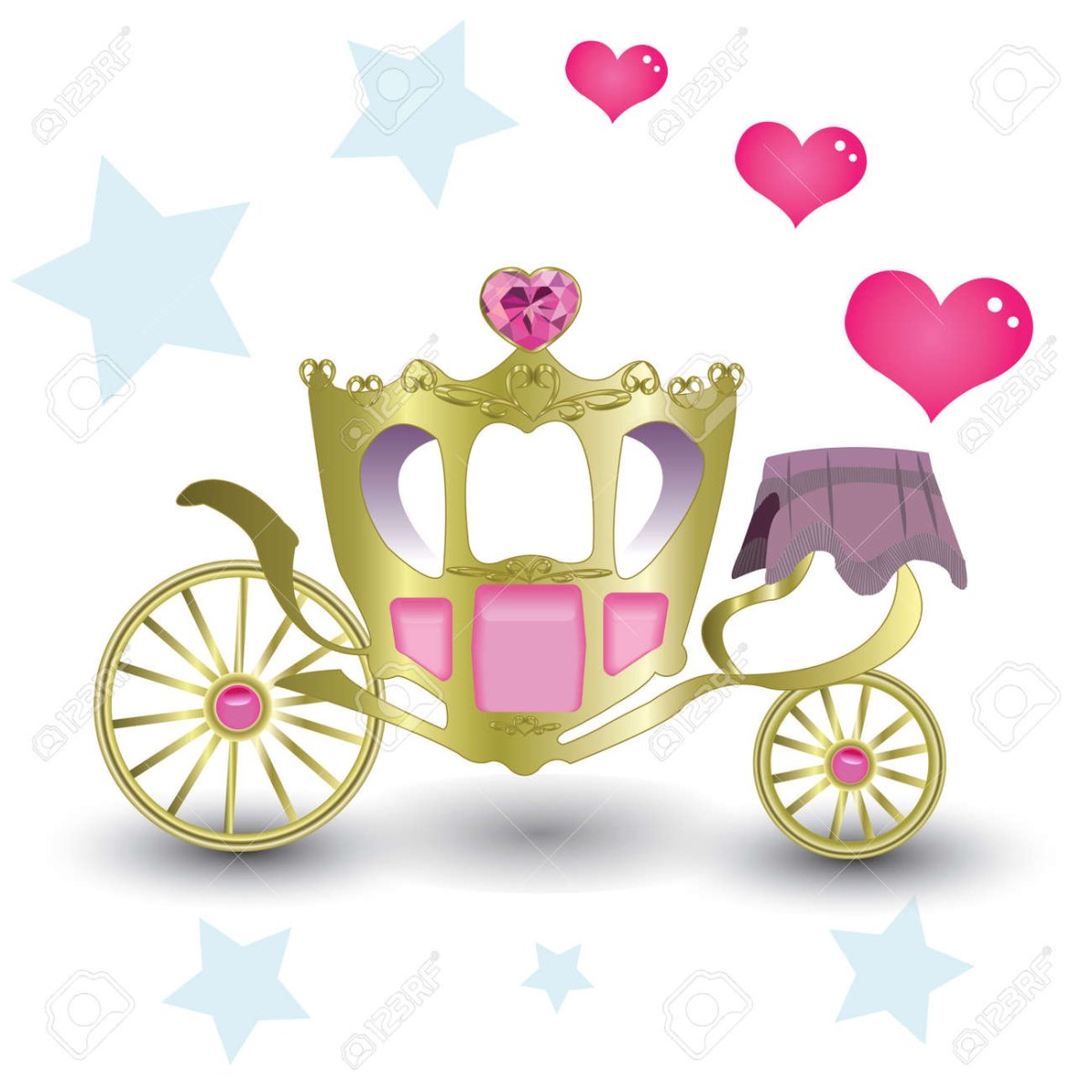 Карета Золушки рисунок