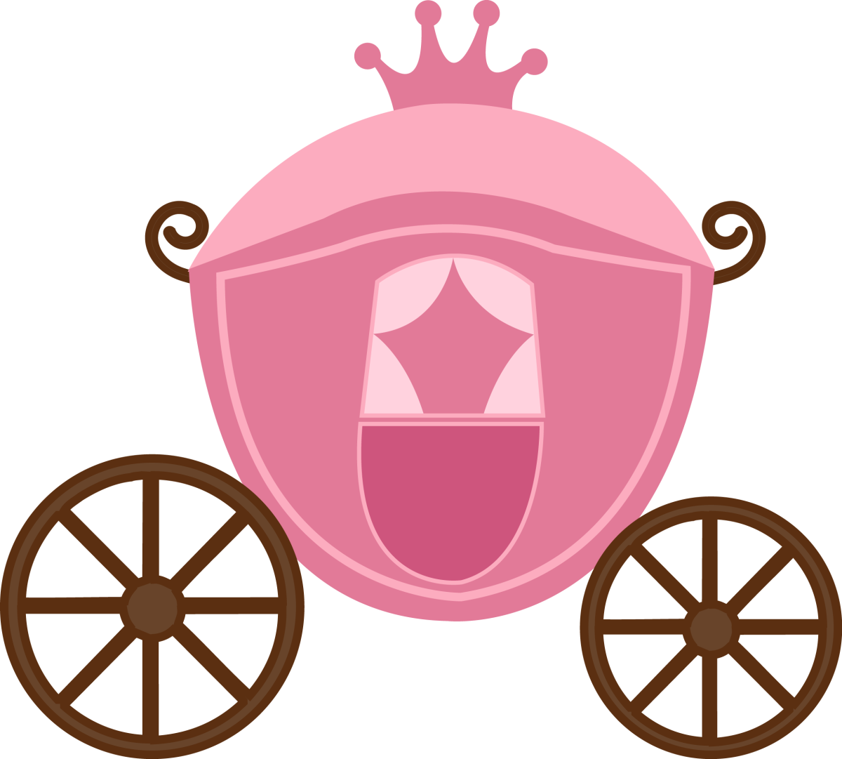 Карета с лошадьми вектор