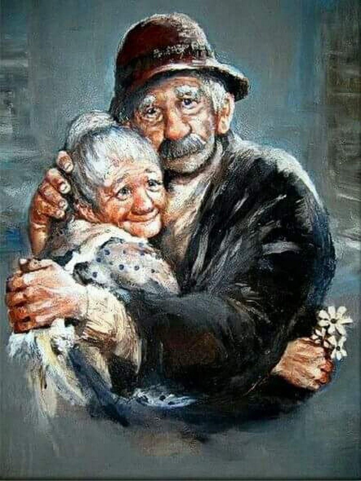 Старичок на завалинке