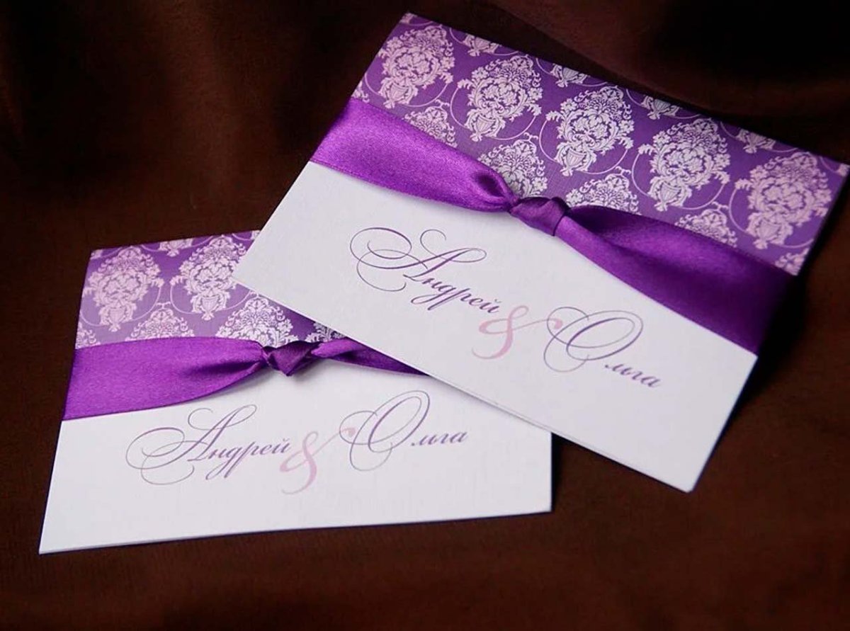 Электронные пригласительные на свадьбу