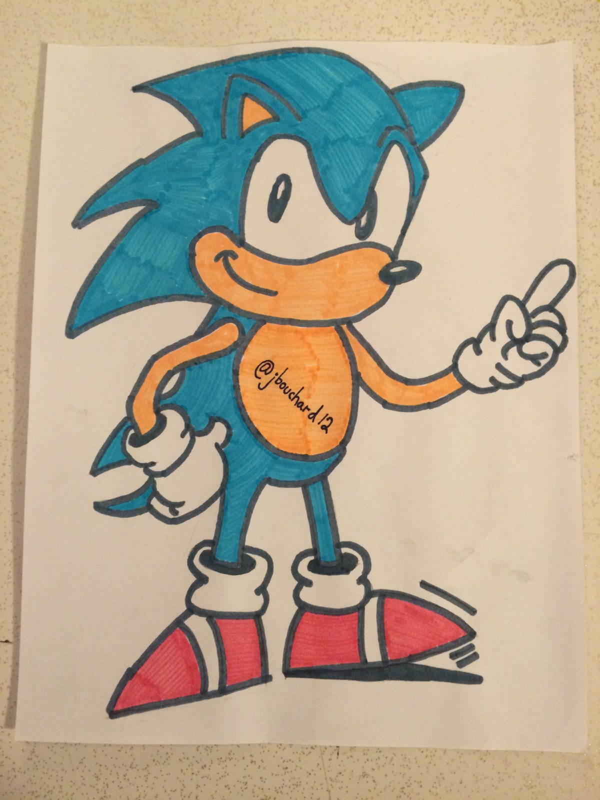 Интересные рисунки Соника