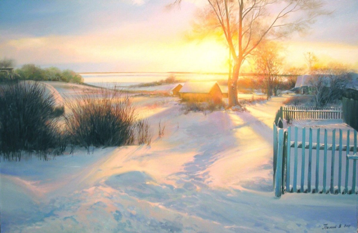 Художник Вячеслав палачев пейзажи