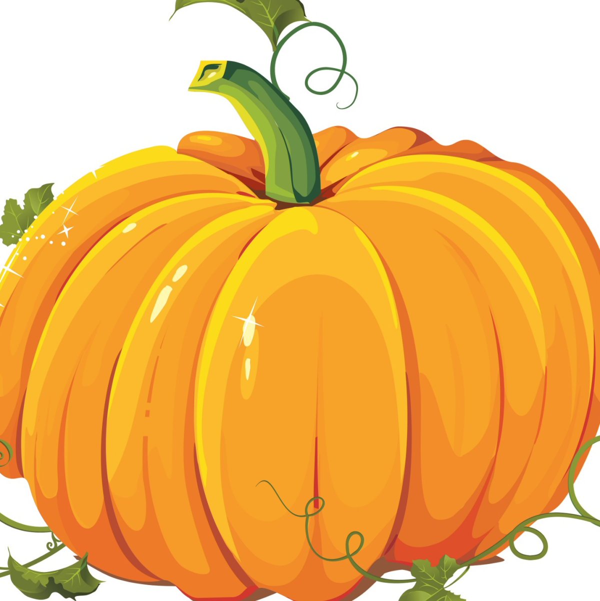 Тыква акварелью