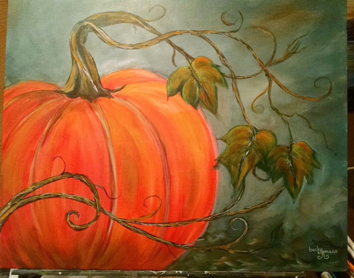 Тыква рисунок