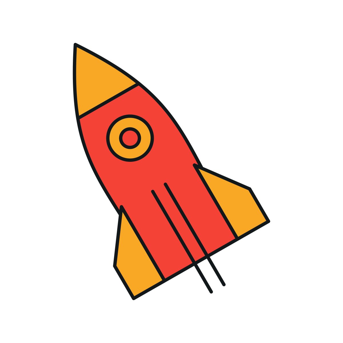 Ракета рисунок для детей