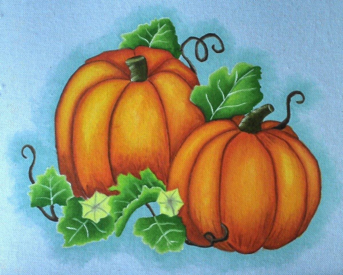 Тыква на прозрачном фоне